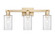 Arcadia Three Light Bath Vanity in Champagne Bronze (405|7163WCBG802)