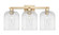 Arcadia Three Light Bath Vanity in Champagne Bronze (405|7163WCBG5598CL)