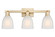 Arcadia Three Light Bath Vanity in Champagne Bronze (405|7163WCBG441)