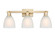 Arcadia Three Light Bath Vanity in Champagne Bronze (405|7163WCBG381)