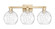 Arcadia Three Light Bath Vanity in Champagne Bronze (405|7163WCBG12158)