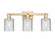 Arcadia Three Light Bath Vanity in Champagne Bronze (405|7163WCBG112)