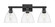 Arcadia Three Light Bath Vanity in Matte Black (405|7163WBKGBD752)