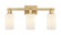 Arcadia Three Light Bath Vanity in Brushed Brass (405|7163WBBG801)