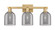 Arcadia Three Light Bath Vanity in Brushed Brass (405|7163WBBG5586SM)