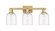 Arcadia Three Light Bath Vanity in Brushed Brass (405|7163WBBG5586CL)
