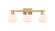 Arcadia Three Light Bath Vanity in Brushed Brass (405|7163WBBG1216)
