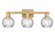 Arcadia Three Light Bath Vanity in Brushed Brass (405|7163WBBG12156)