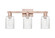 Arcadia Three Light Bath Vanity in Antique Copper (405|7163WACG342)