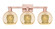 Arcadia Three Light Bath Vanity in Antique Copper (405|7163WACG1288)