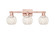 Arcadia Three Light Bath Vanity in Antique Copper (405|7163WACG12166WM)