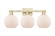 Arcadia Three Light Bath Vanity in Antique Brass (405|7163WABG1218)