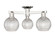 Arcadia Three Light Semi-Flush Mount in Polished Nickel (405|7163FPNG122C6CL)
