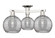 Arcadia Three Light Semi-Flush Mount in Polished Nickel (405|7163FPNG12138SM)