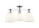 Arcadia Three Light Semi-Flush Mount in Polished Chrome (405|7163FPCGBD751)
