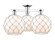 Arcadia Three Light Semi-Flush Mount in Polished Chrome (405|7163FPCG12110RW)