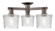 Arcadia Three Light Semi-Flush Mount in Oil Rubbed Bronze (405|7163FOBG402)