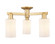 Arcadia Three Light Semi-Flush Mount in Brushed Brass (405|7163FBBG801)