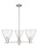 Arcadia Three Light Pendant in Satin Nickel (405|7163CRSNGBD754)