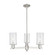Arcadia Three Light Pendant in Satin Nickel (405|7163CRSNG802)