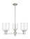 Arcadia Three Light Pendant in Satin Nickel (405|7163CRSNG5586CL)