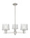 Arcadia Three Light Pendant in Satin Nickel (405|7163CRSNG402)