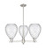 Arcadia Three Light Pendant in Satin Nickel (405|7163CRSNG372)
