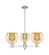 Arcadia Three Light Pendant in Satin Nickel (405|7163CRSNG1288)