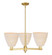 Arcadia Three Light Pendant in Satin Gold (405|7163CRSGNBD9NAT)
