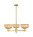 Arcadia Three Light Pendant in Satin Gold (405|7163CRSGNBD29NAT)