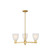 Arcadia Three Light Pendant in Satin Gold (405|7163CRSGG441)