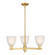 Arcadia Three Light Pendant in Satin Gold (405|7163CRSGG381)