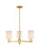 Arcadia Three Light Pendant in Satin Gold (405|7163CRSGG341)