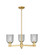 Arcadia Three Light Pendant in Satin Gold (405|7163CRSGG257)