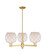 Arcadia Three Light Pendant in Satin Gold (405|7163CRSGG1218RW)