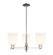 Arcadia Three Light Pendant in Polished Nickel (405|7163CRPNG5586GWH)