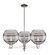 Arcadia Three Light Pendant in Polished Nickel (405|7163CRPNG55610SM)