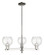 Arcadia Three Light Pendant in Polished Nickel (405|7163CRPNG1246)