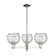Arcadia Three Light Pendant in Polished Nickel (405|7163CRPNG12138CL)
