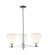 Arcadia Three Light Pendant in Polished Chrome (405|7163CRPCGBD751)
