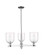 Arcadia Three Light Pendant in Polished Chrome (405|7163CRPCG5586CL)