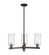 Arcadia Three Light Pendant in Oil Rubbed Bronze (405|7163CROBG802)
