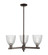 Arcadia Three Light Pendant in Oil Rubbed Bronze (405|7163CROBG382)