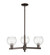 Arcadia Three Light Pendant in Oil Rubbed Bronze (405|7163CROBG1246)