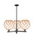 Arcadia Three Light Pendant in Oil Rubbed Bronze (405|7163CROBG12110RB)