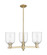 Arcadia Three Light Pendant in Champagne Bronze (405|7163CRCBG5586CL)