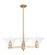 Arcadia Three Light Pendant in Champagne Bronze (405|7163CRCBG132)
