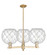 Arcadia Three Light Pendant in Champagne Bronze (405|7163CRCBG12210RW)