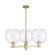 Arcadia Three Light Pendant in Champagne Bronze (405|7163CRCBG12210)
