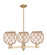 Arcadia Three Light Pendant in Champagne Bronze (405|7163CRCBG1218RB)